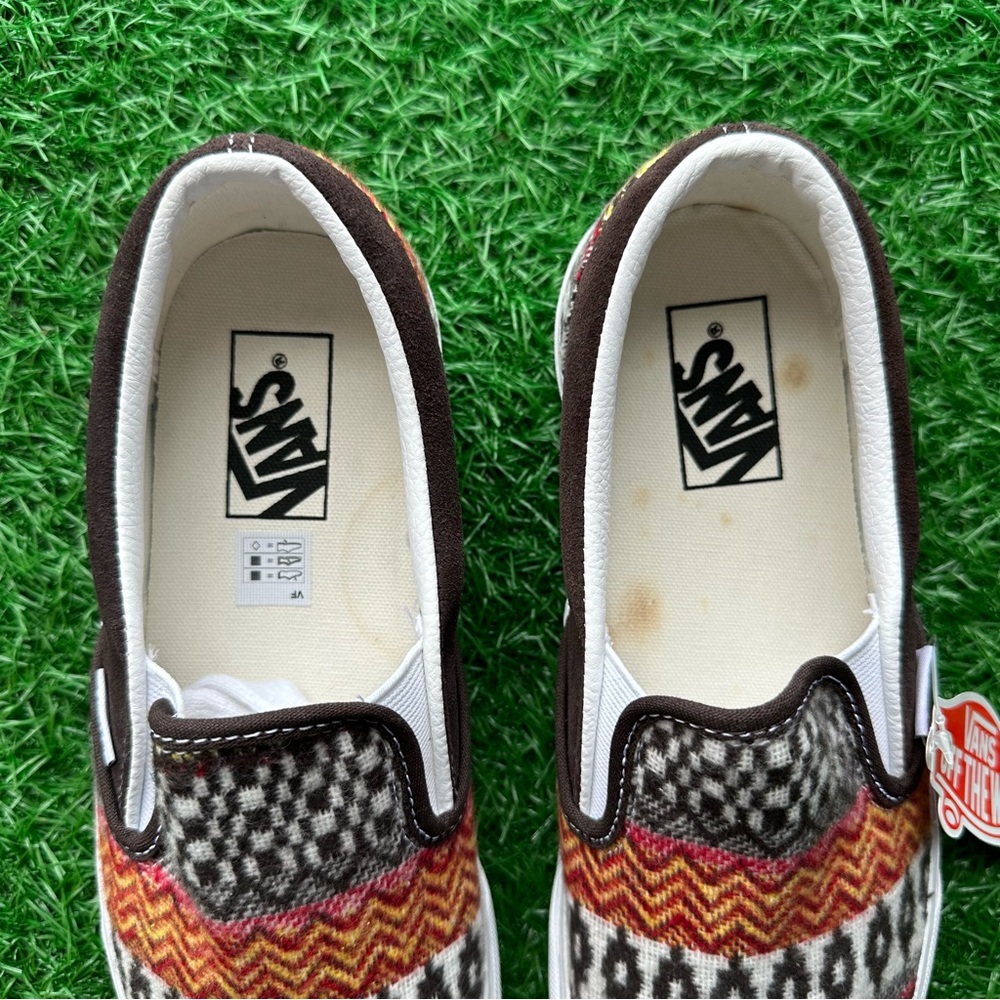 Vans Classic Slip On Fair Aisle Brown - Picture 9 of 10